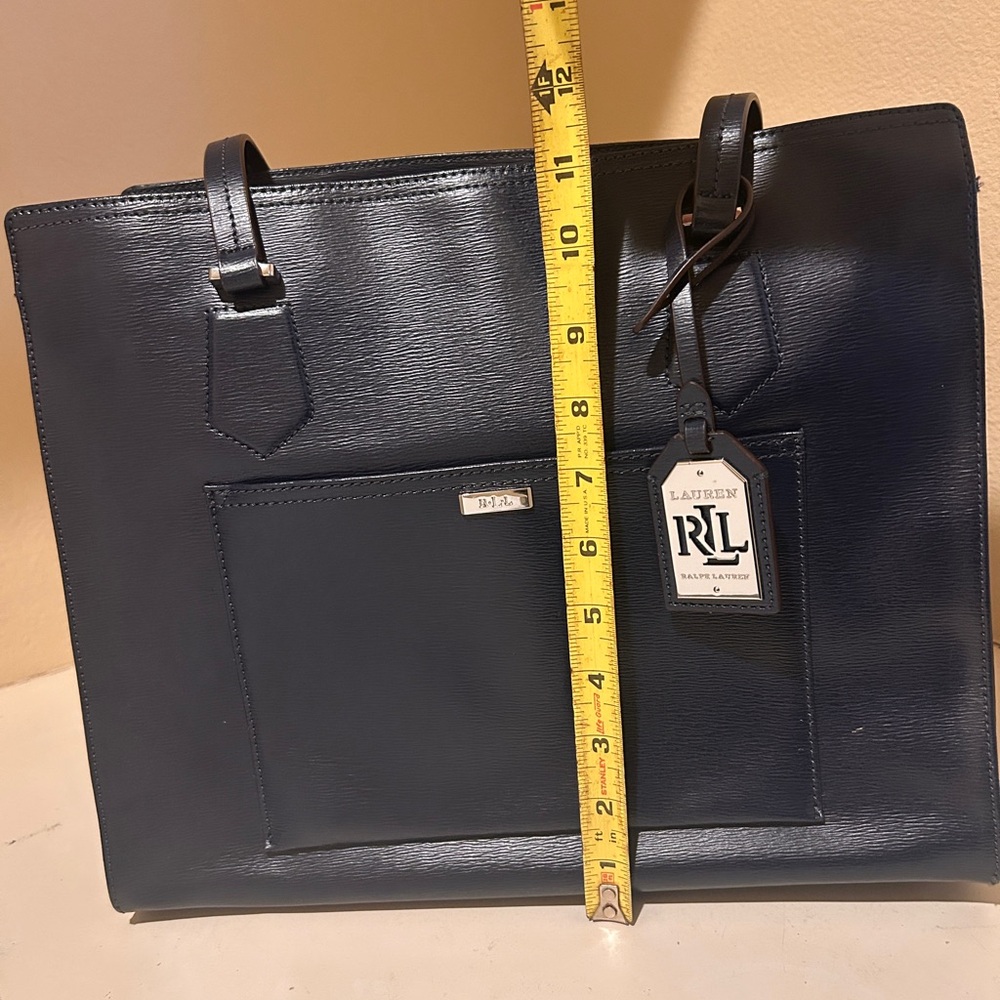 Ralph Lauren Navy Tote - Picture 6 of 8